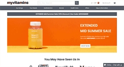 Desktop Screenshot of myvitamins.com