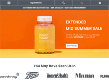 Tablet Screenshot of myvitamins.com